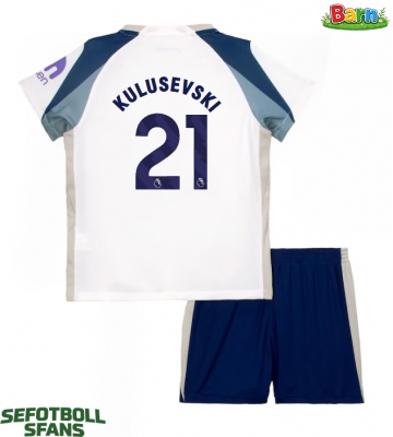 Tottenham Hotspur Dejan Kulusevski #21 Hemmaställ Barn 2025-26 Kortärmad (+ Korta byxor)